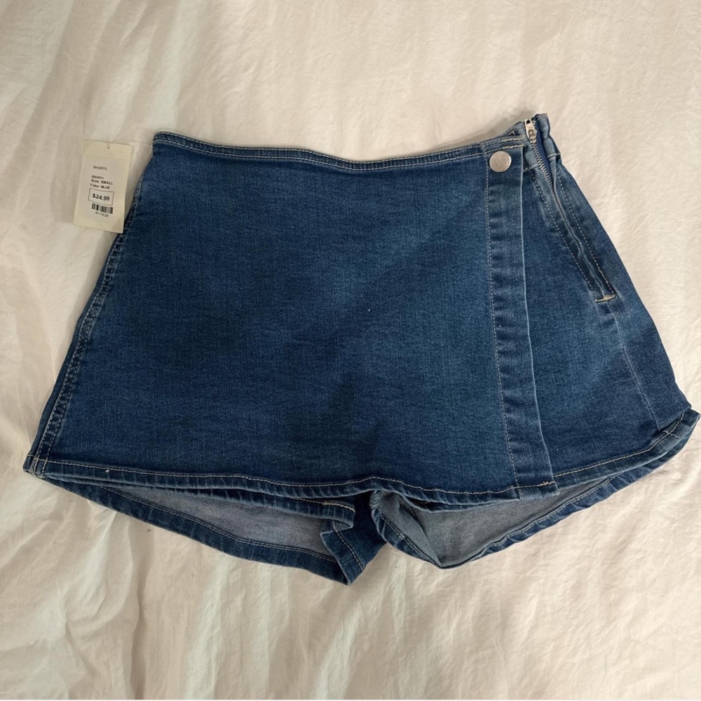 Denim Short skirt